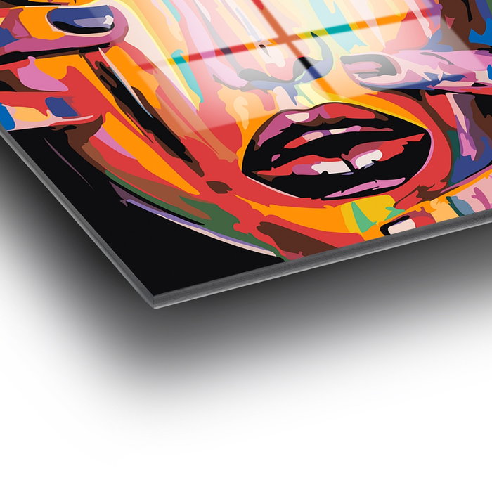 Wallity UV-846 Pintura Decorativa de Vidrio Templado Multicolor 50 x 50 cm